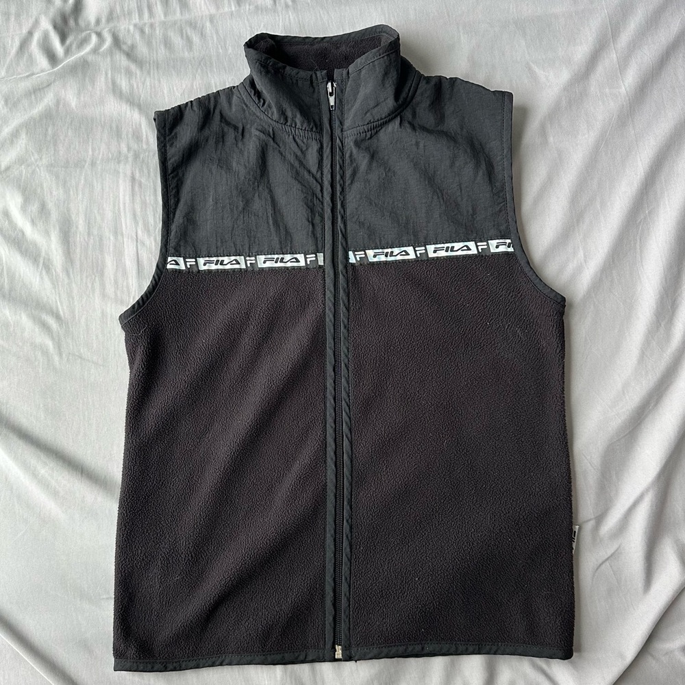 Vintage Fila Black Vest